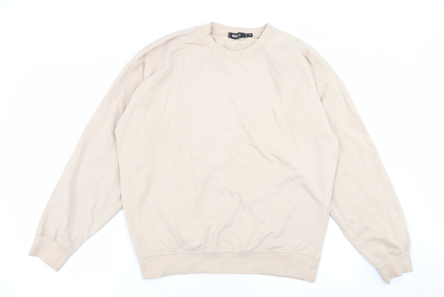 Missguided Womens Beige   Pullover Jumper Size M