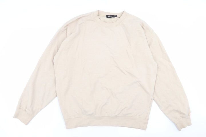 Missguided Womens Beige Pullover Jumper Size M