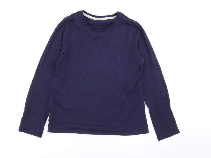 Asda George Boys Blue Basic T-Shirt Size 10-11 Years