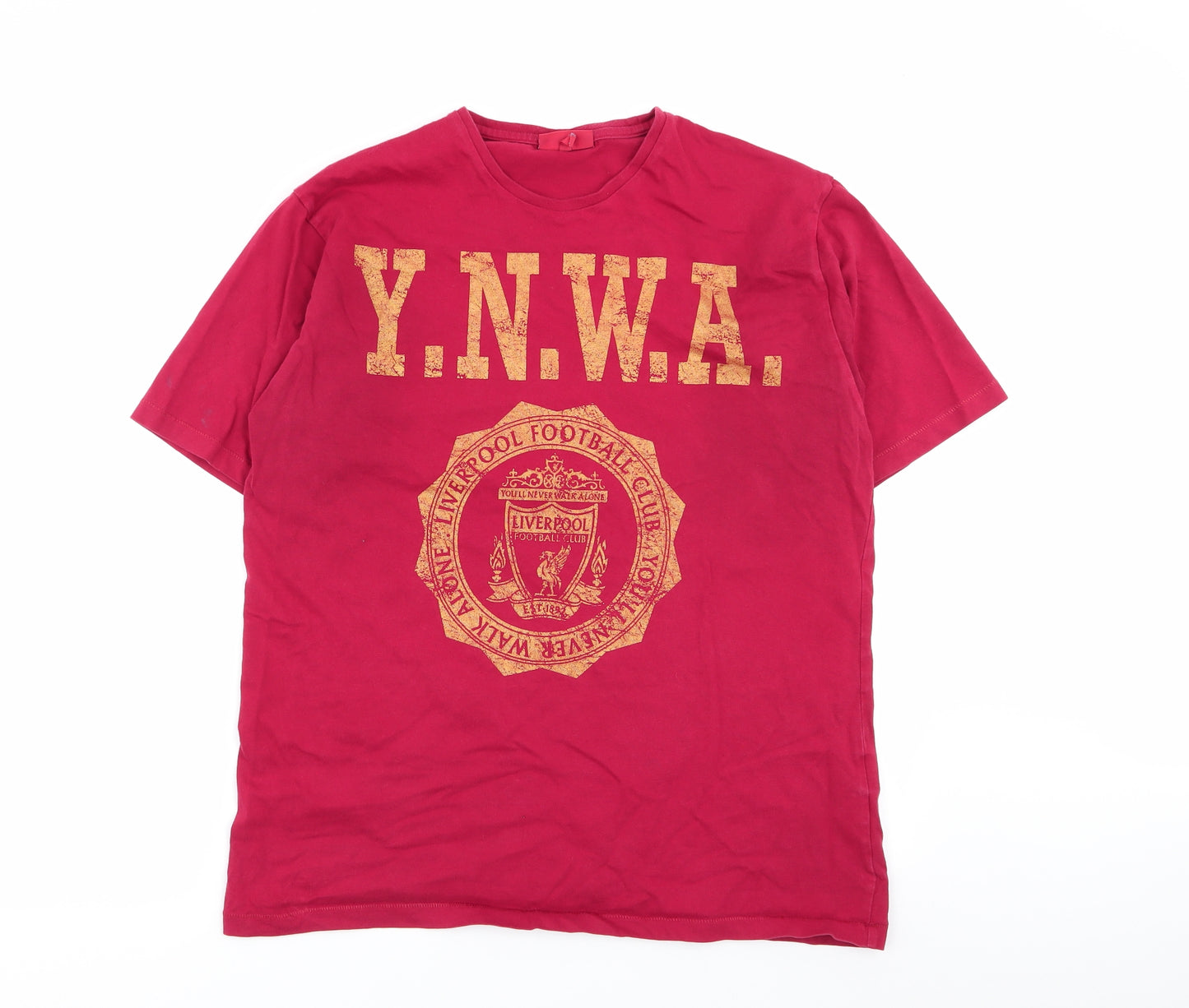 Liverpool FC Mens Red    T-Shirt Size XL