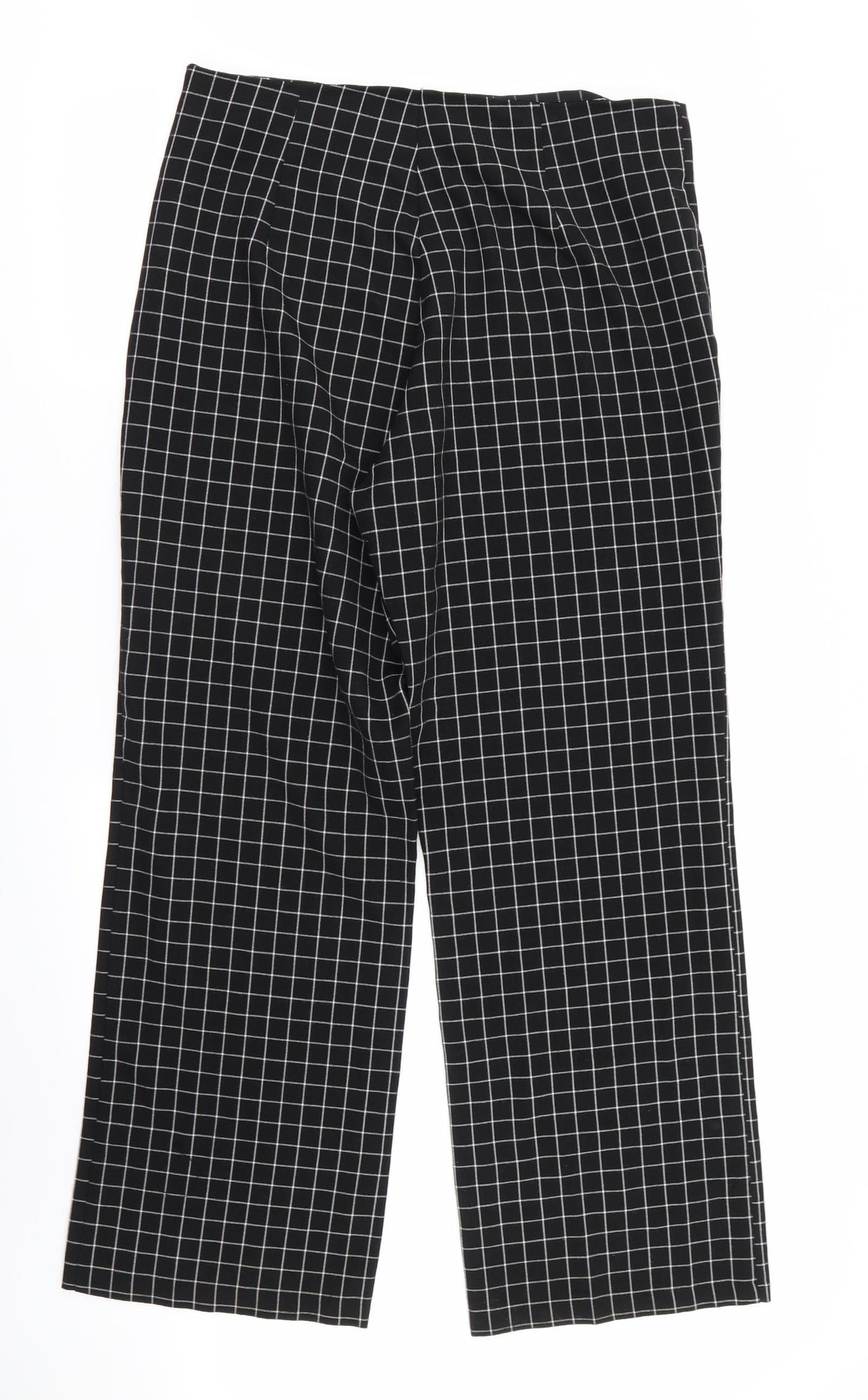 Peacocks Womens Multicoloured Check  Trousers  Size 16 L28 in