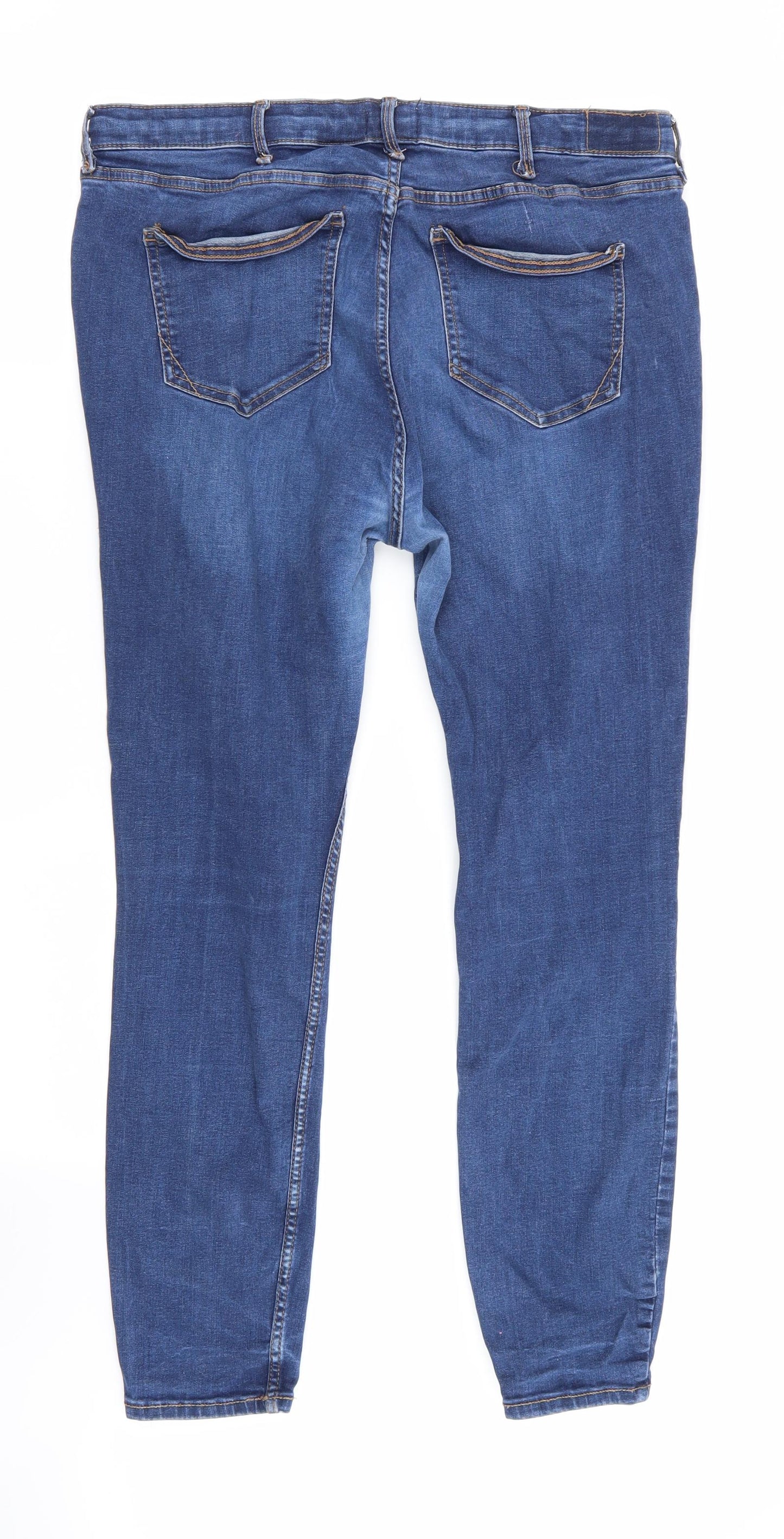 River Island Womens Blue   Skinny Jeans Size 20 L29 in