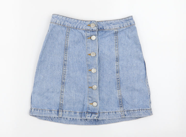 New Look Girls Blue   Flare Skirt Size 11 Years