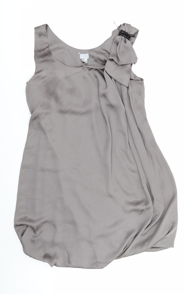 H&M Womens Grey Fit & Flare Size 14