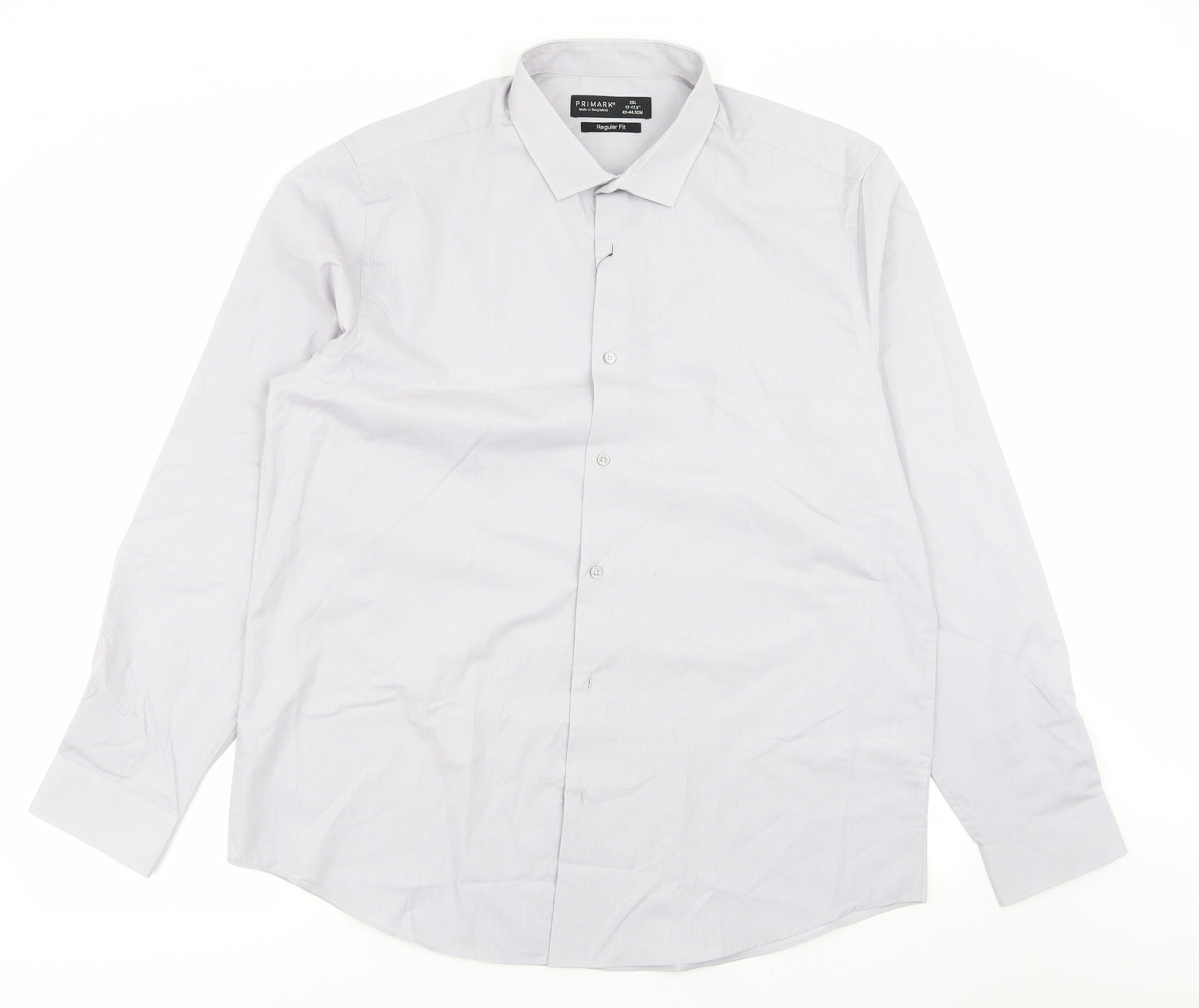 priamrk Mens Grey    Dress Shirt Size 2XL
