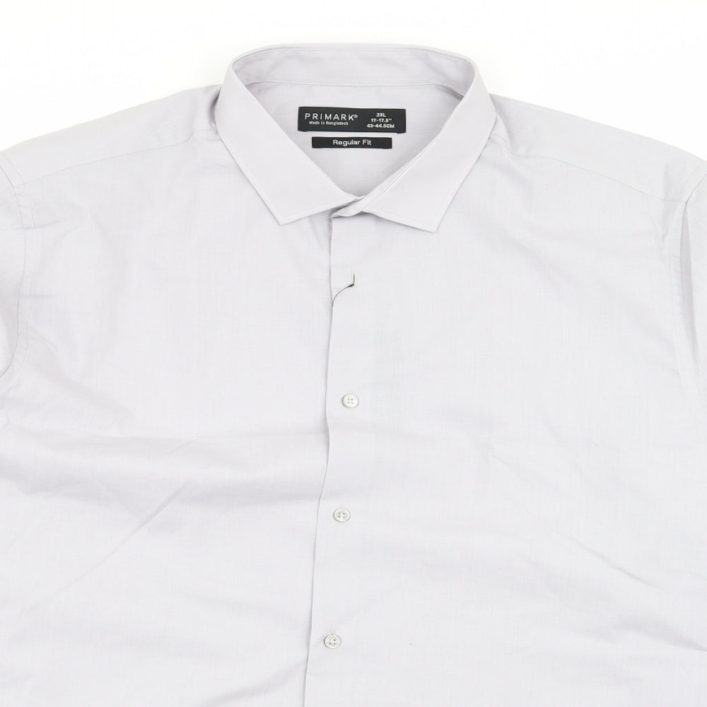 priamrk Mens Grey    Dress Shirt Size 2XL