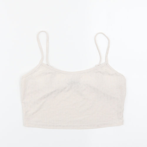 SheIn Womens Beige   Camisole Tank Size L  - crop top