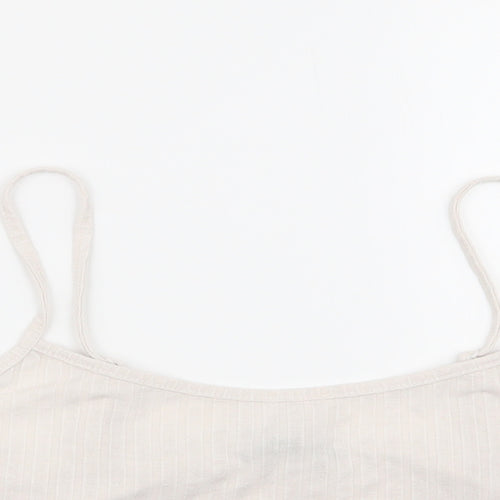 SheIn Womens Beige   Camisole Tank Size L  - crop top