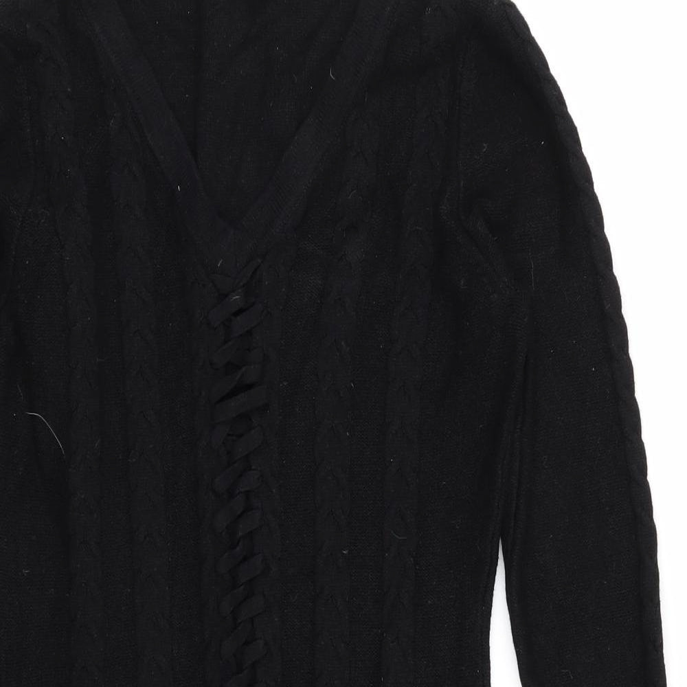 Star Womens Black   Jumper Dress  Size 10