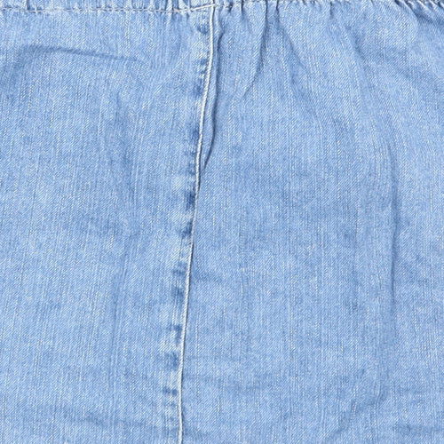 Asda George Womens Blue   Flare Skirt Size 14