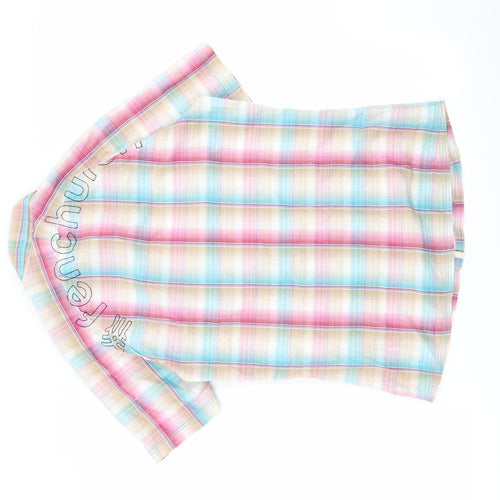 Frenchurch Mens Multicoloured Check   Button-Up Size S