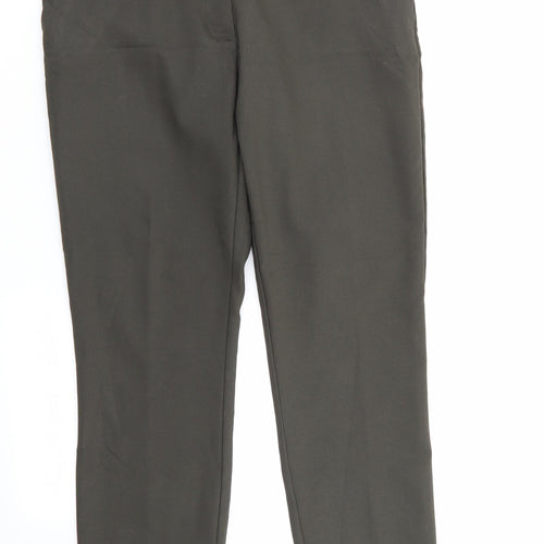 H&M Womens Green   Trousers  Size 12 L26 in