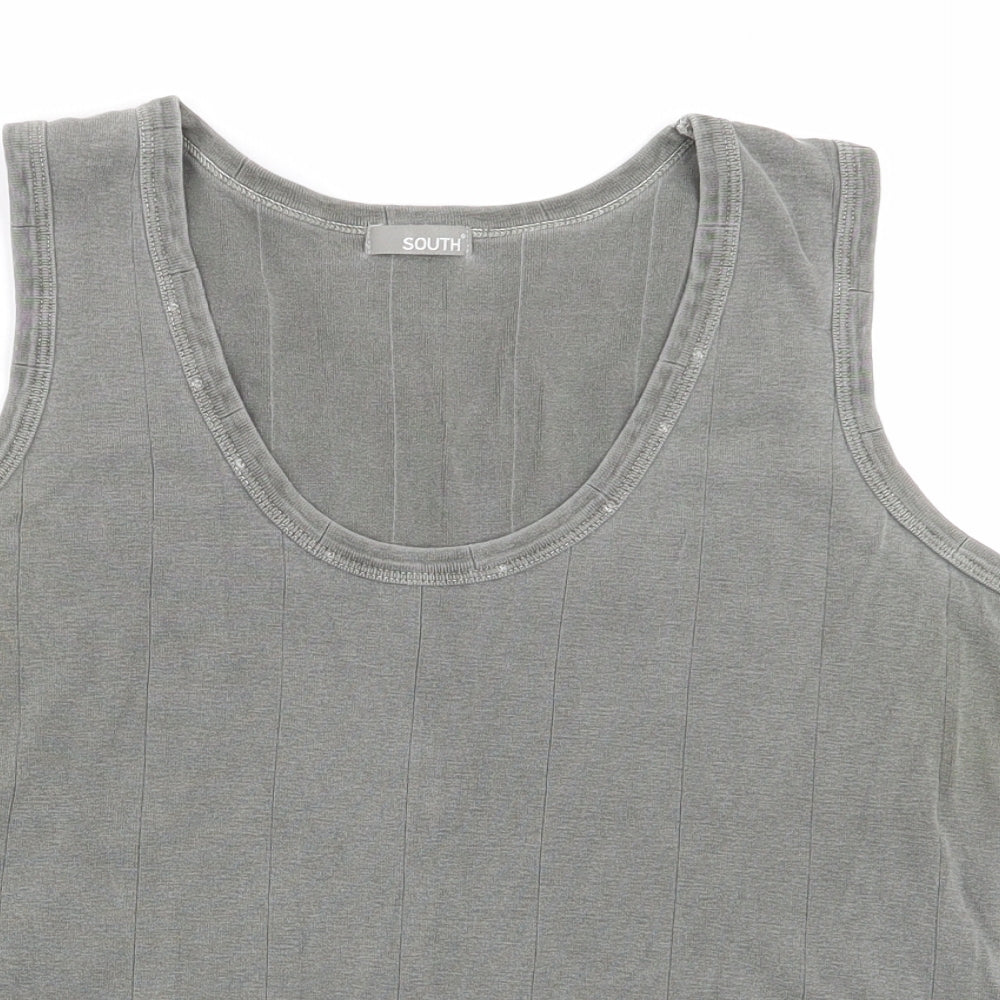South Womens Grey   Basic Tank Size 14