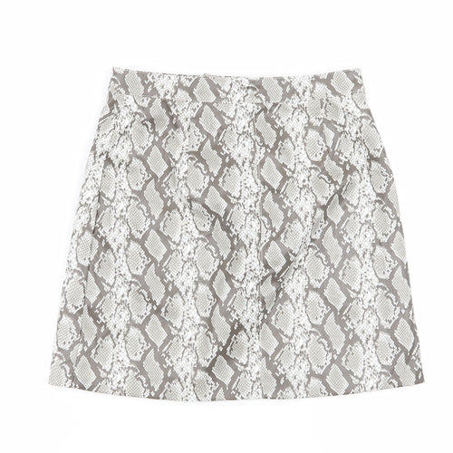 Divided by H&M Womens Multicoloured Geometric  Flare Skirt Size 8