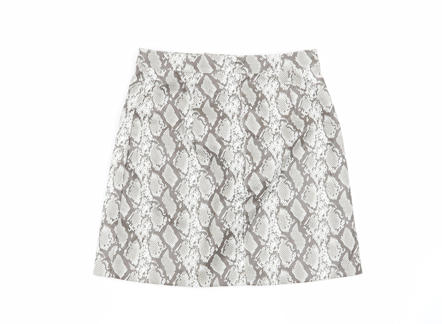 Divided by H&M Womens Multicoloured Geometric  Flare Skirt Size 8