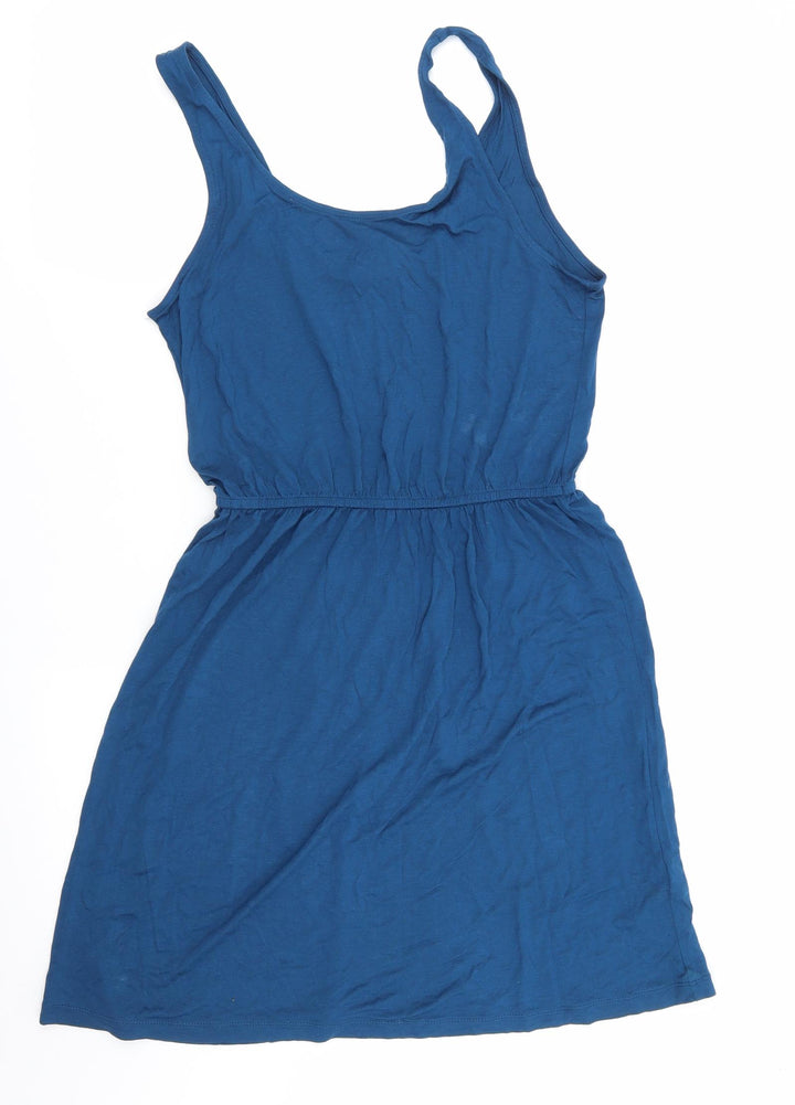 H&M Womens Blue   Fit & Flare  Size 6