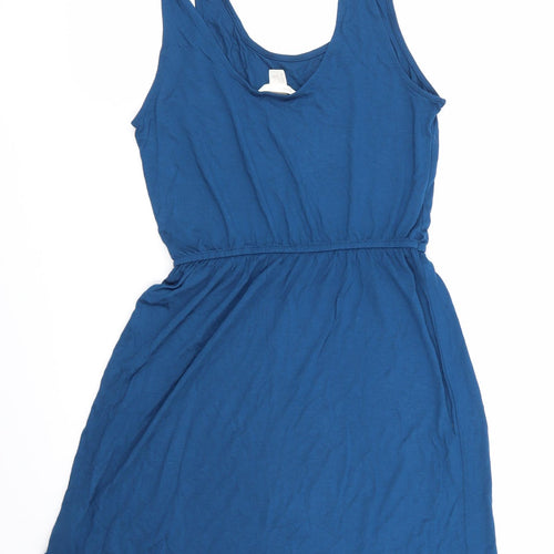 H&M Womens Blue   Fit & Flare  Size 6
