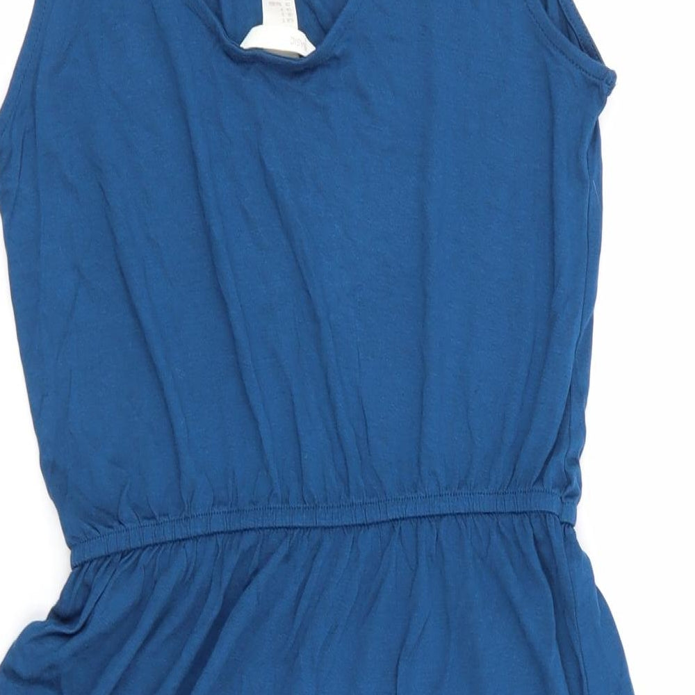 H&M Womens Blue   Fit & Flare  Size 6