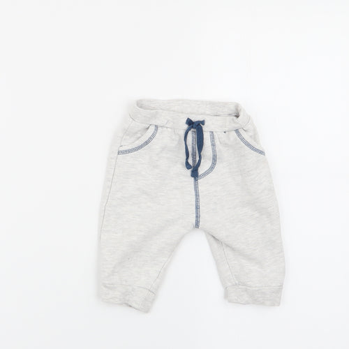 m Baby Grey   Jogger Trousers Size 3-6 Months