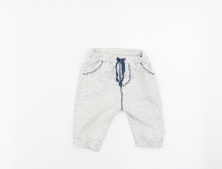 m Baby Grey   Jogger Trousers Size 3-6 Months
