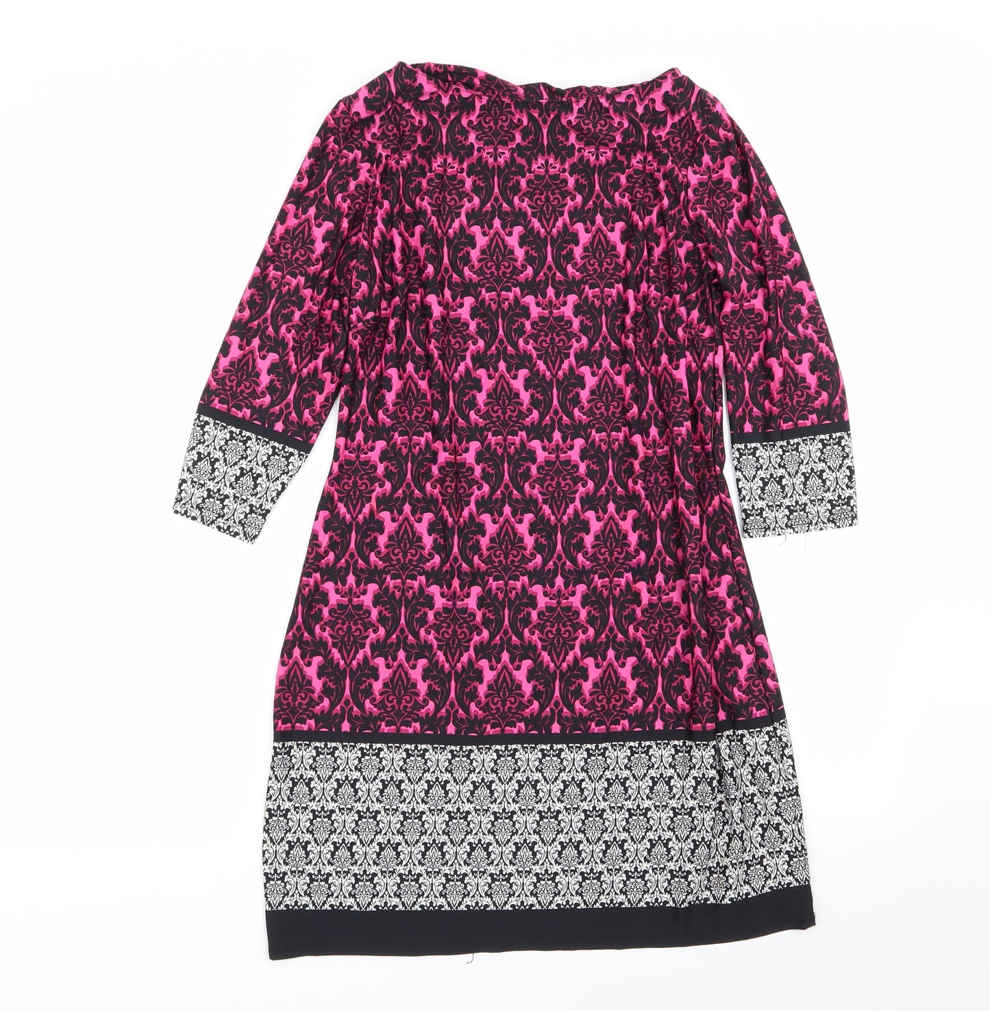 Primark Womens Multicoloured Geometric  Fit & Flare  Size 12