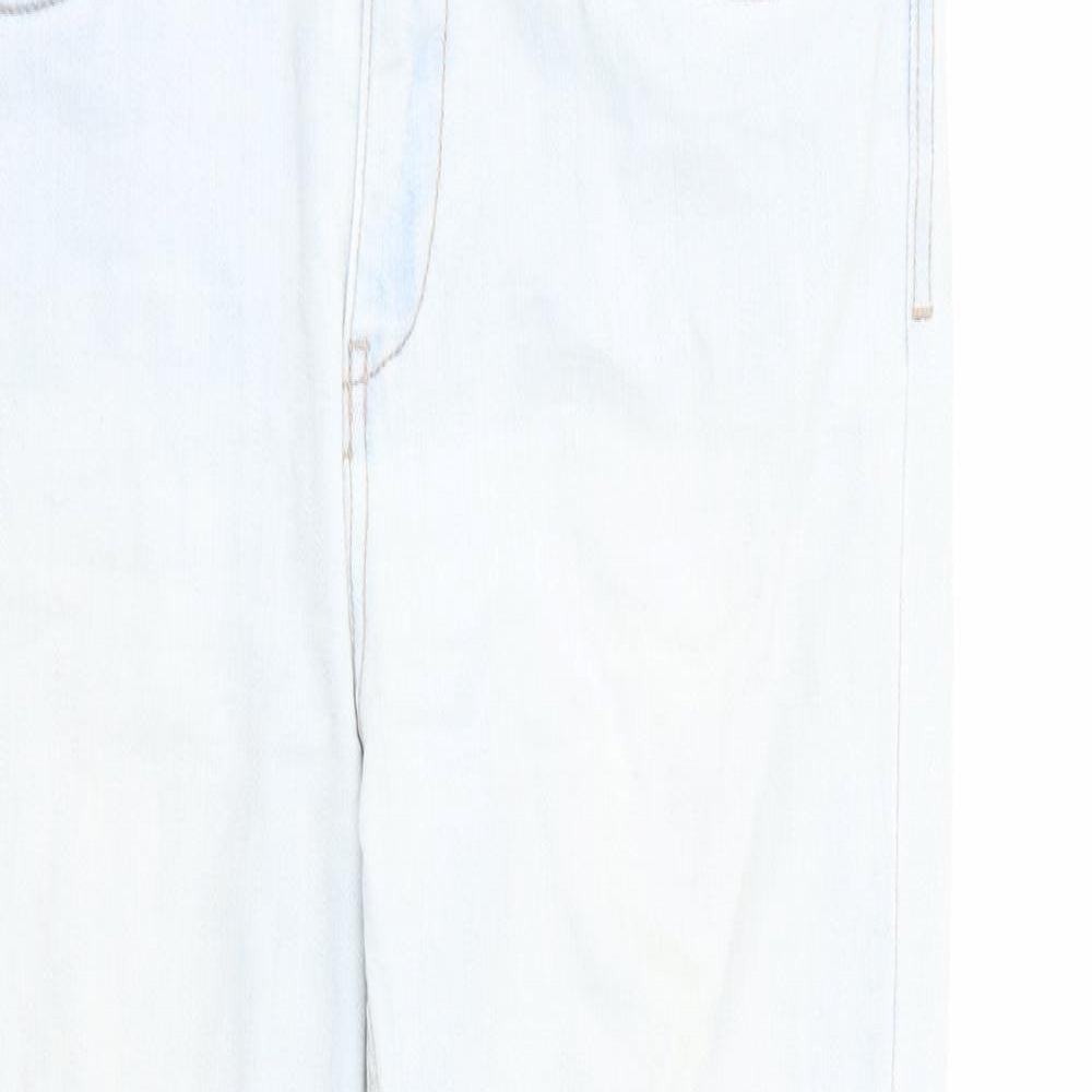F&F Womens Blue   Cropped Jeans Size 10 L24 in