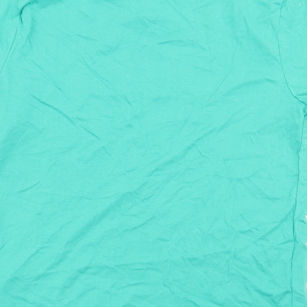 H&M Boys Green Geometric  Basic T-Shirt Size 8-9 Years