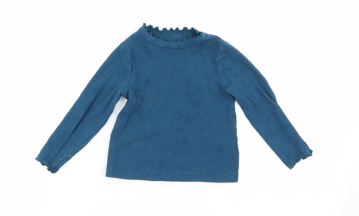 John Lewis Girls Blue Basic T-Shirt Size 2 Years