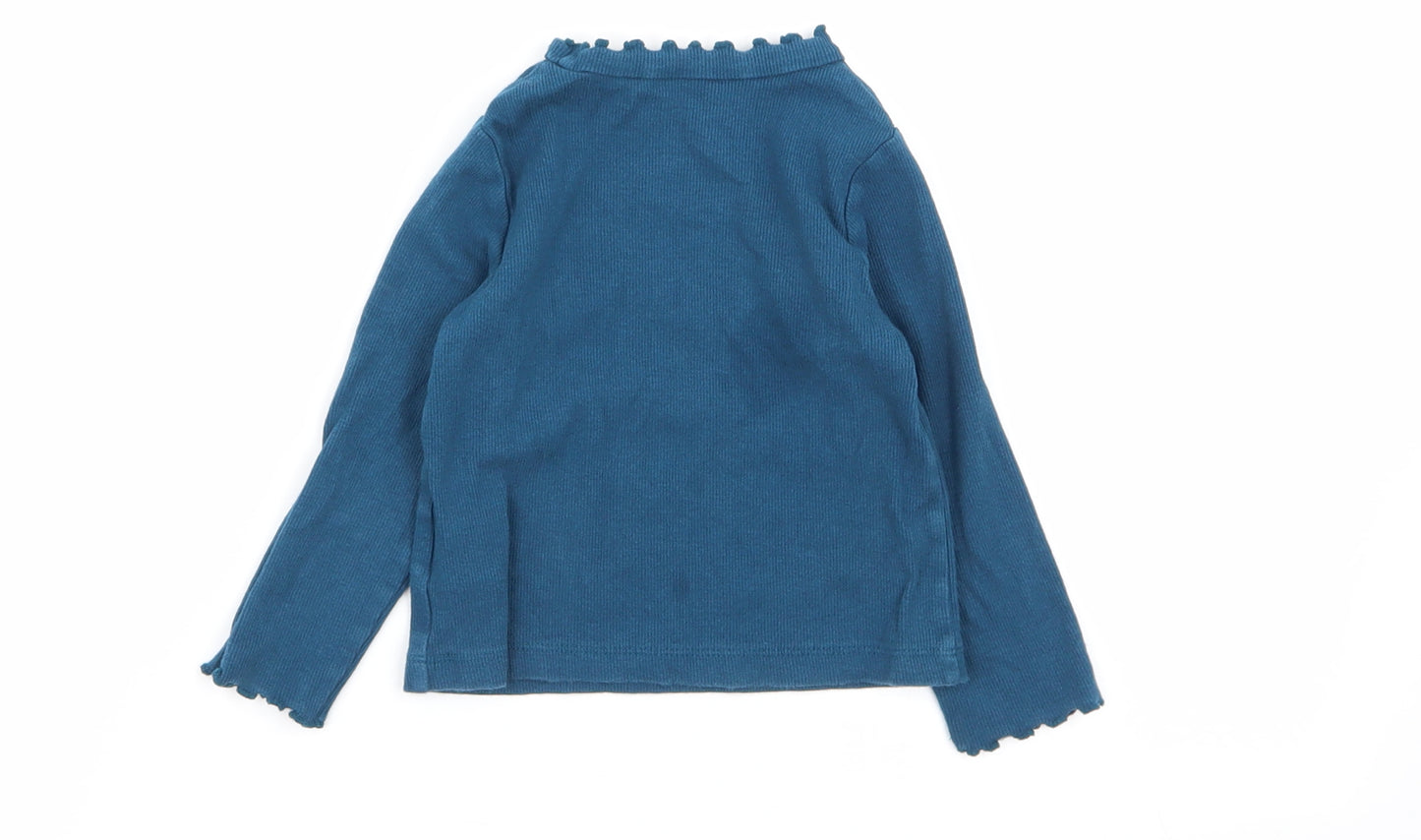 John Lewis Girls Blue   Basic T-Shirt Size 2 Years