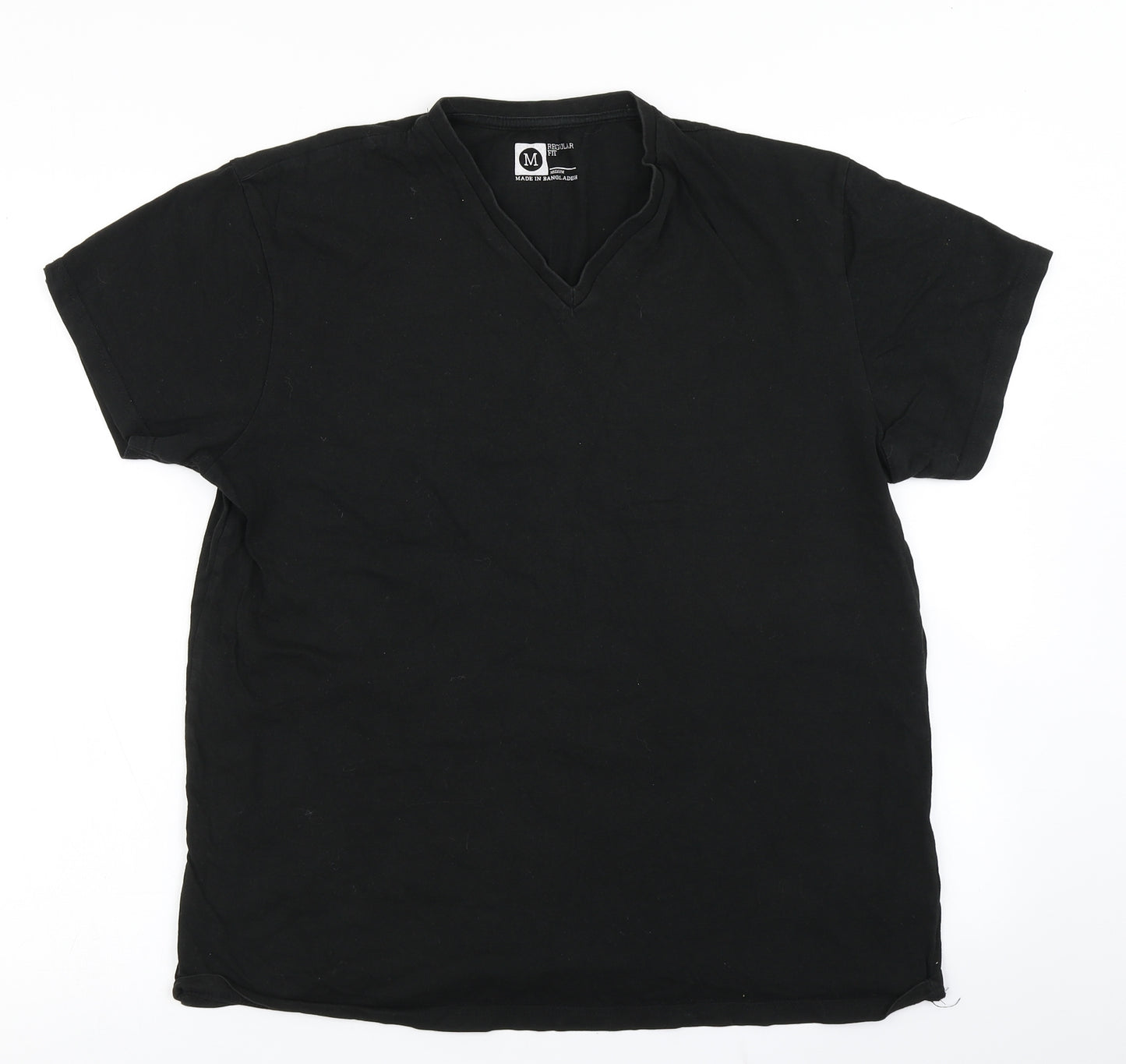 Primark Mens Black    T-Shirt Size M