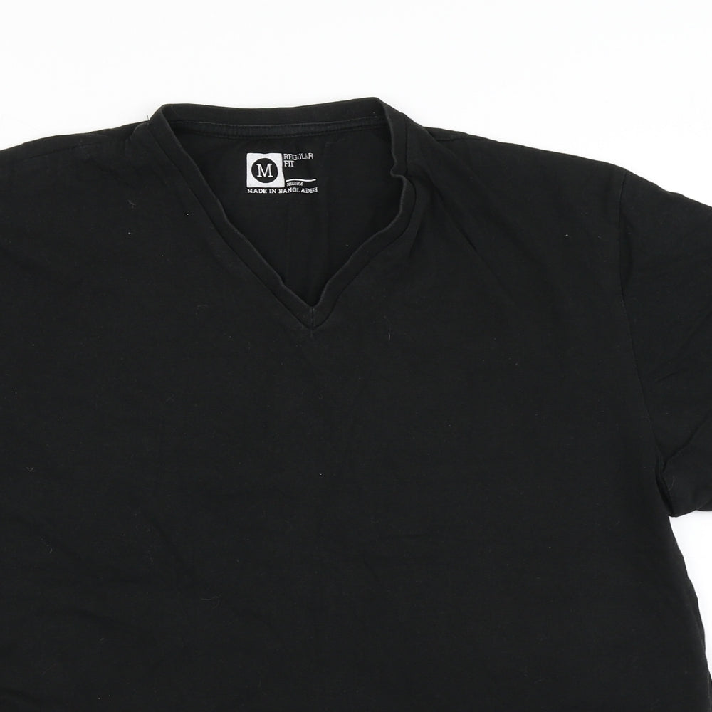 Primark Mens Black    T-Shirt Size M
