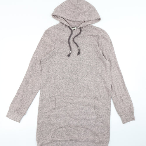 George Womens Pink   Pullover Hoodie Size 14  - Longline