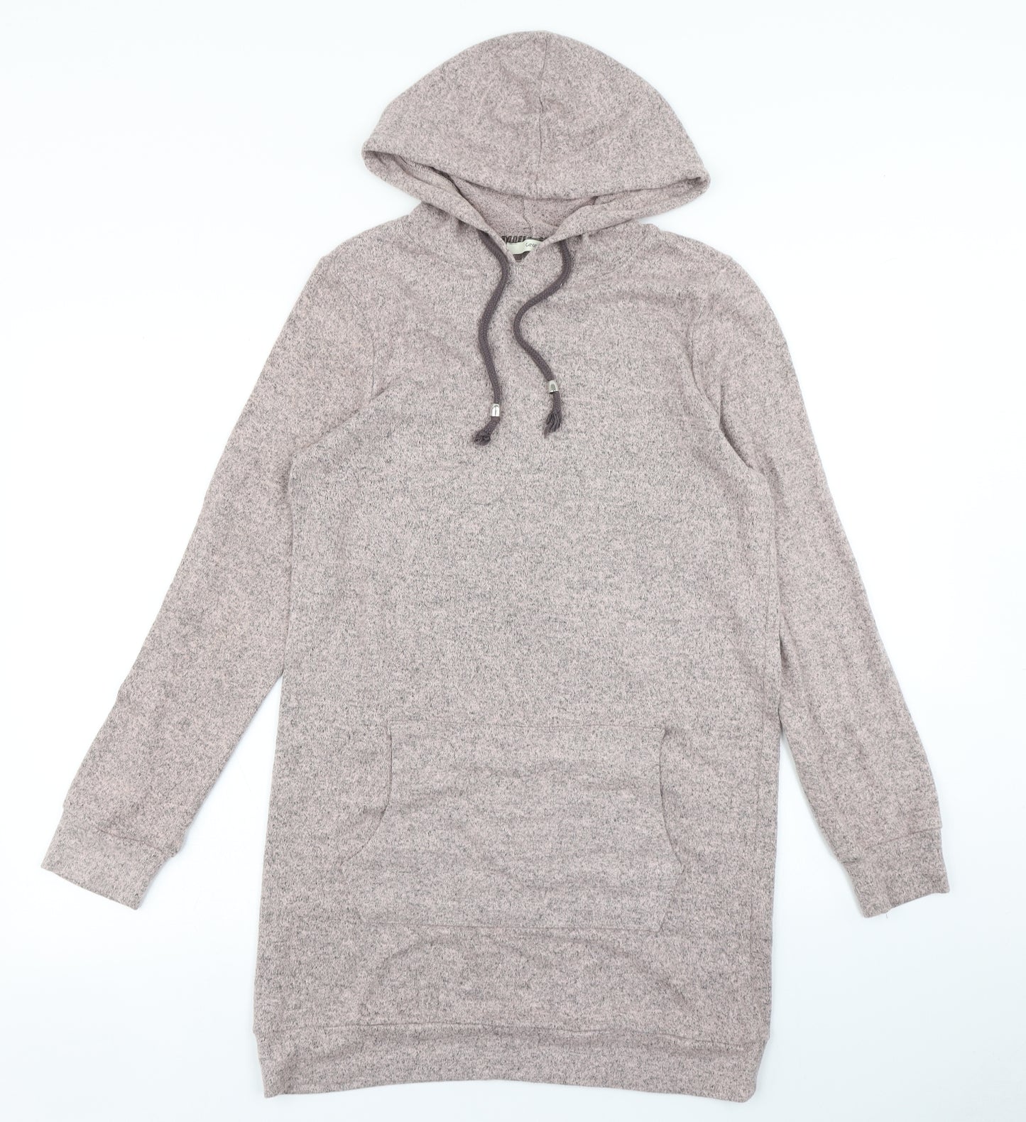 George Womens Pink   Pullover Hoodie Size 14  - Longline