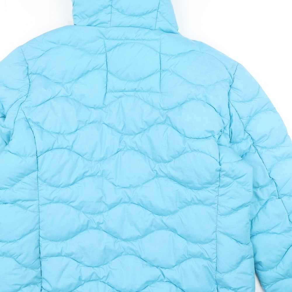 Superdry Womens Blue   Puffer Jacket Jacket Size 16