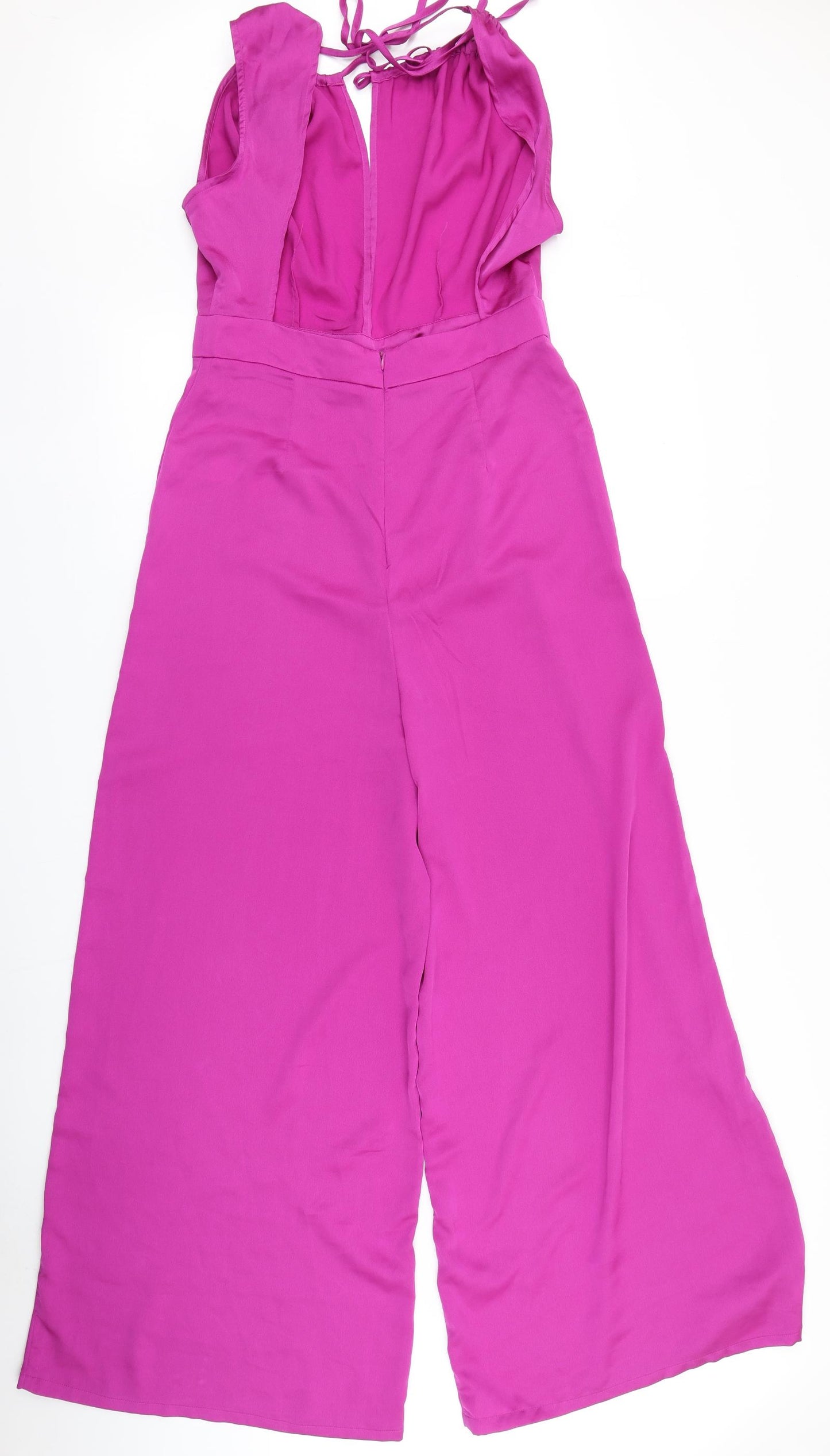 New Look Womens Pink   Jumpsuit One-Piece Size 12 L28 in - Open Back