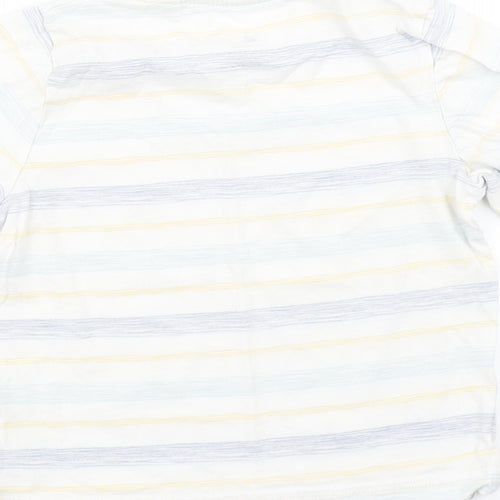 Lupilu Boys White Striped  Basic T-Shirt Size 2-3 Years