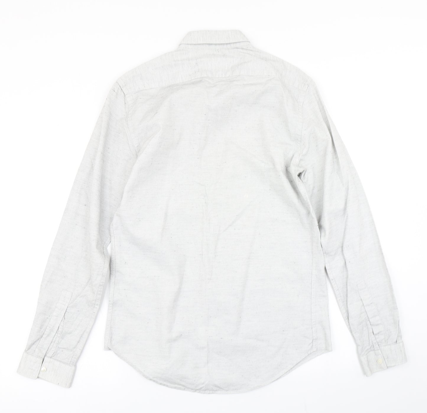 Zara Mens Grey    Button-Up Size M