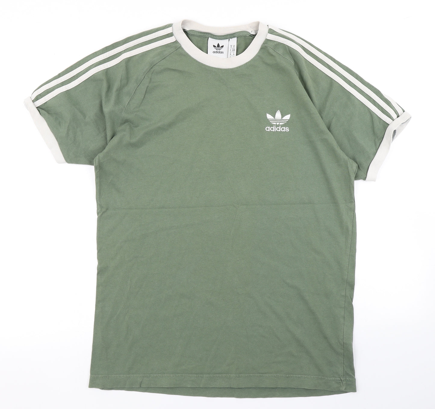 adidas Mens Green    T-Shirt Size M
