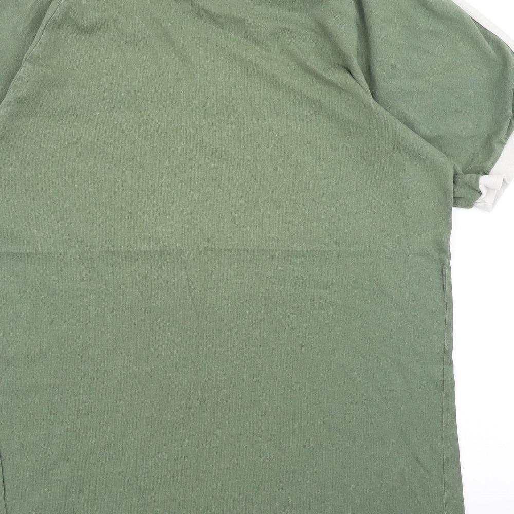 adidas Mens Green    T-Shirt Size M