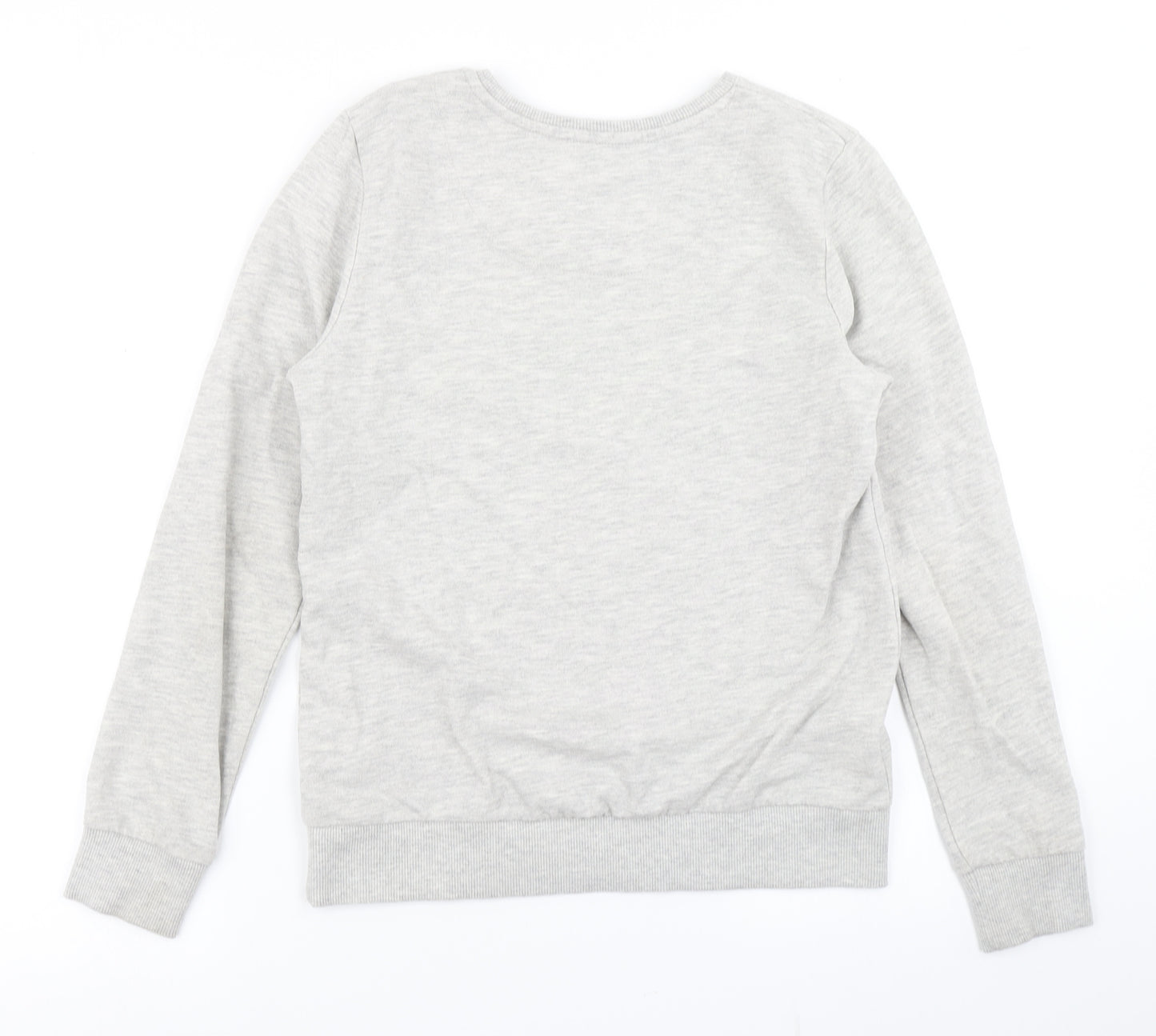 F&F Girls Grey   Pullover Sweatshirt Size 11-12 Years