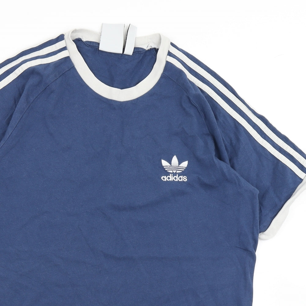 adidas Mens Blue    T-Shirt Size M