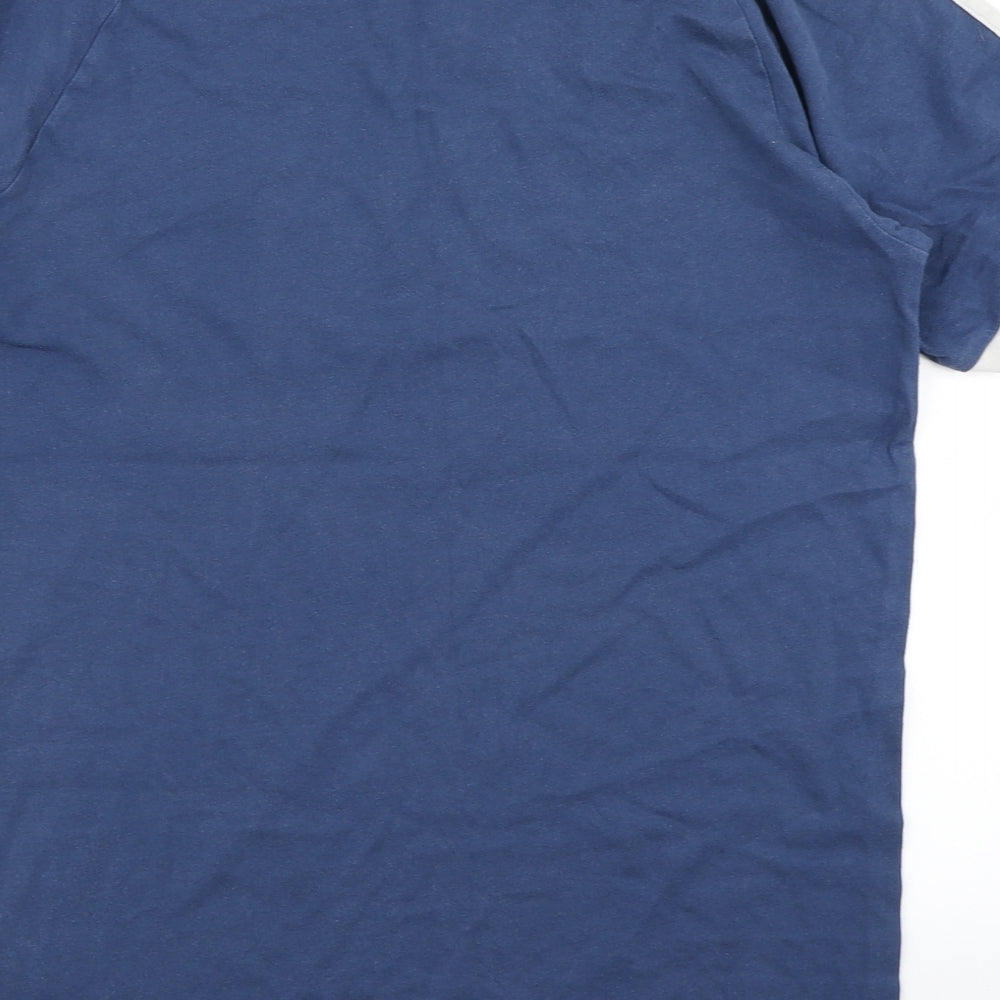adidas Mens Blue    T-Shirt Size M
