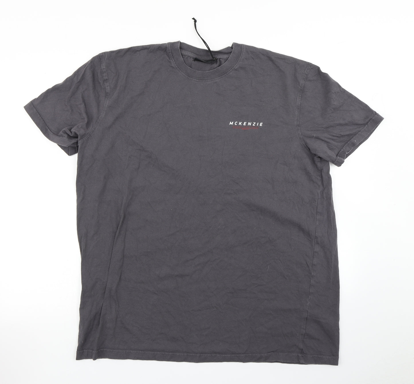 McKenzie Mens Grey    T-Shirt Size XL