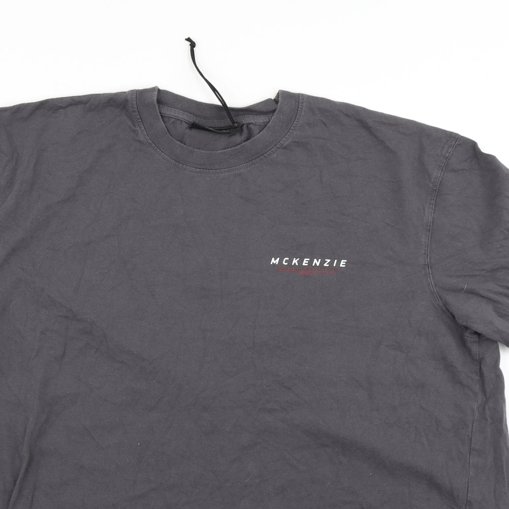 McKenzie Mens Grey    T-Shirt Size XL