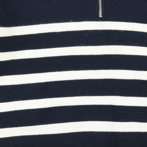 Atmosphere Womens Blue Striped Knit Pullover Jumper Size 14