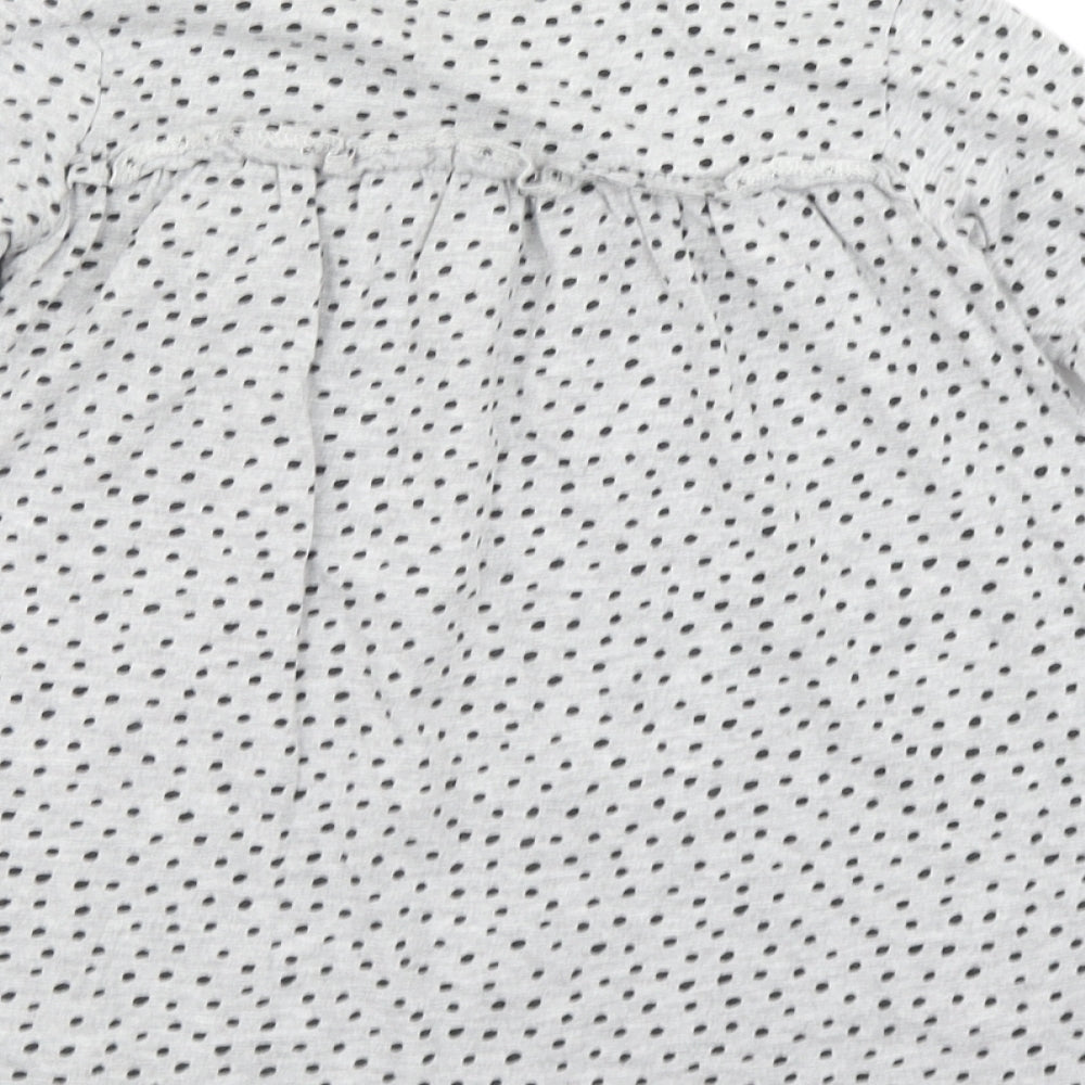 NEXT Girls Grey Polka Dot  A-Line  Size 3-4 Years