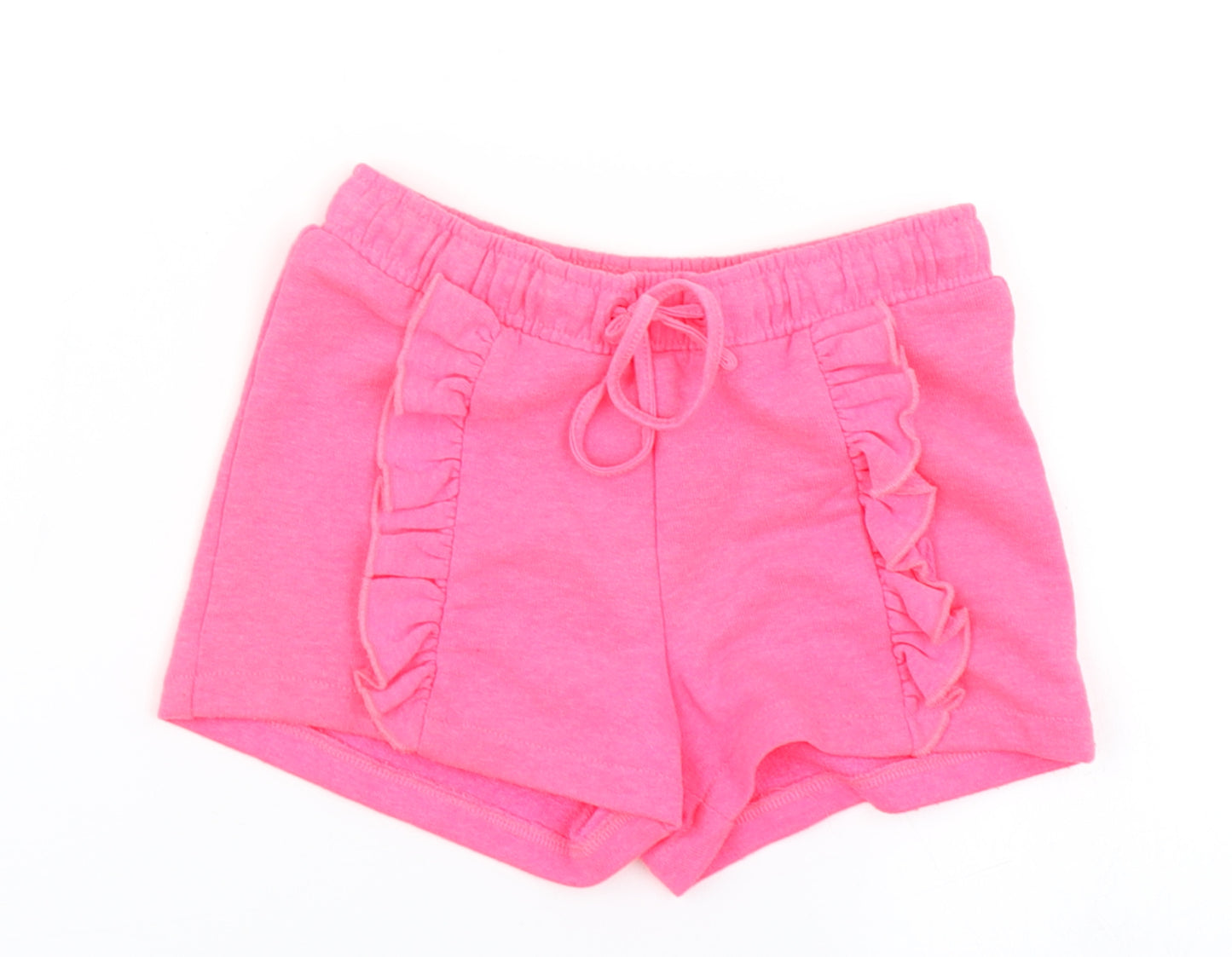 M&S Girls Pink   Sweat Shorts Size 3-4 Years