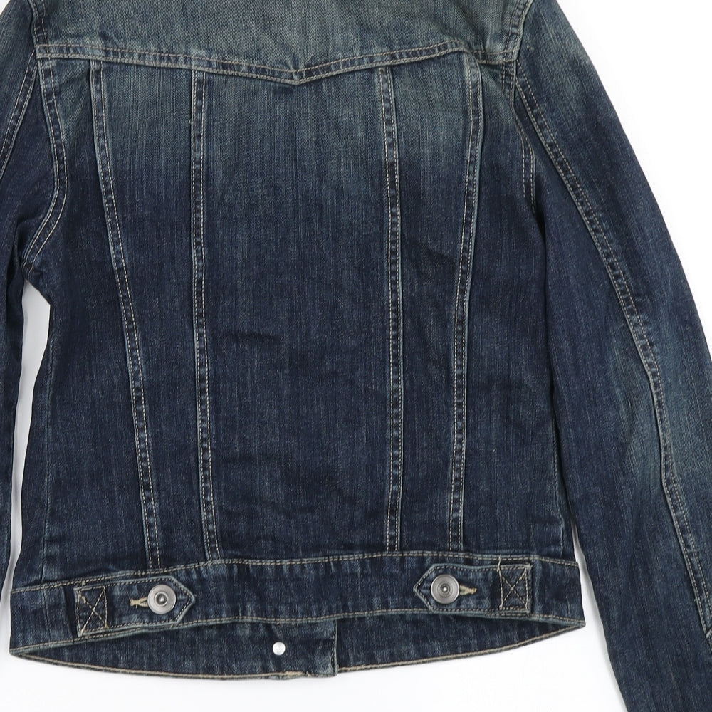 TU Womens Blue  Denim Jacket  Size 8