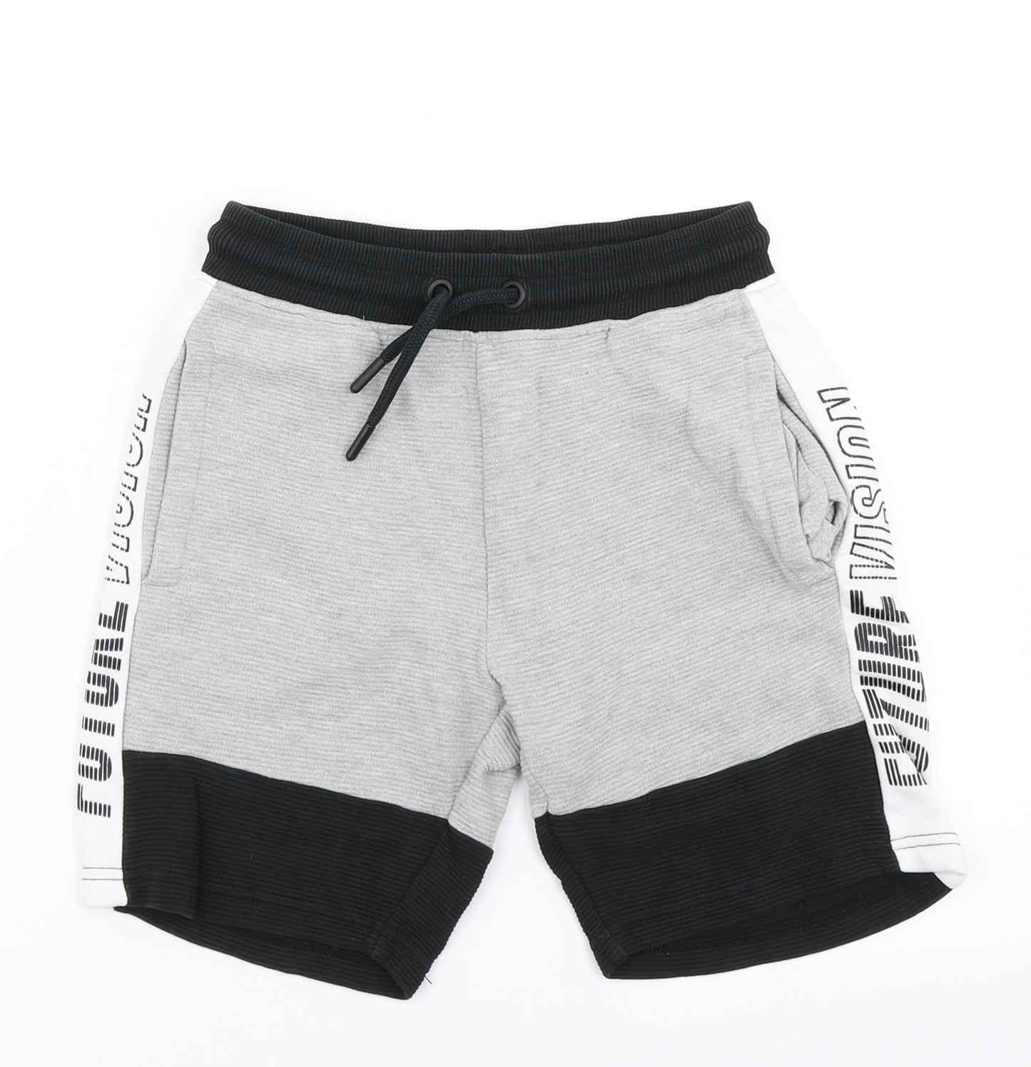 Nutmeg Boys Grey   Sweat Shorts Size 9-10 Years