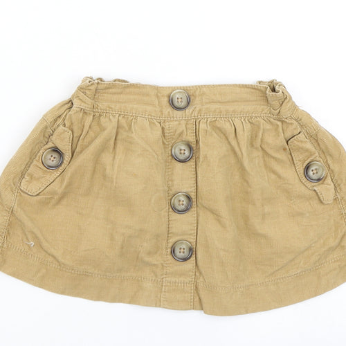 NEXT Girls Brown  Corduroy A-Line Skirt Size 12-18 Months